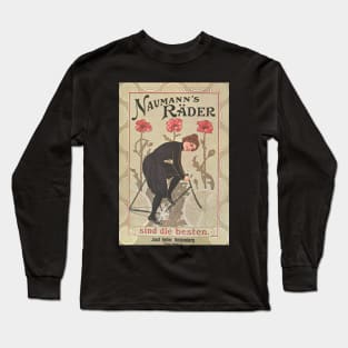 Naumann's Räder - Vintage Bicycle Poster from 1905 Long Sleeve T-Shirt